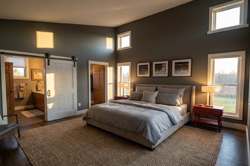 Dream House Plan - Interior - Master Bedroom for Contemporary House Plan #126-306 - 4 bed, 2 bath