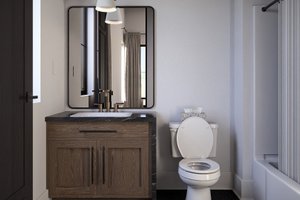 Interior - Master Bathroom for Barndominium House Plan #455-459 - 2 bed, 2 bath