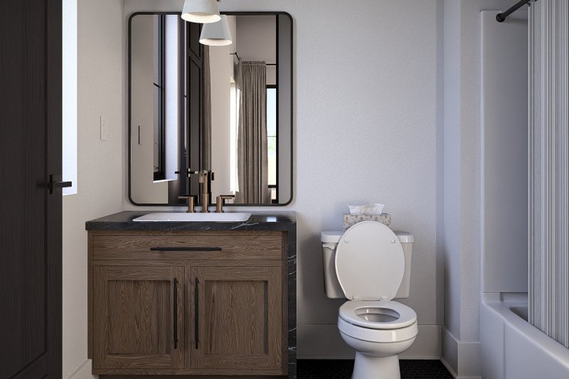 Home Plan - Interior - Master Bathroom for Barndominium House Plan #455-459 - 2 bed, 2 bath