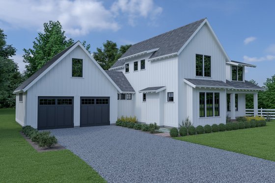 Exterior - Other Elevation for Farmhouse House Plan #1070-69 - 3 bed, 2.5 bath