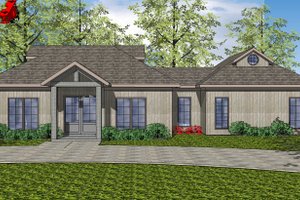 Dream House Plan - Southern Exterior - Front Elevation Plan #8-314