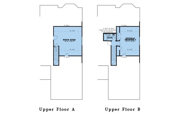Floor Plan - Upper Floor for Farmhouse House Plan #923-190 - 4 bed, 3 bath