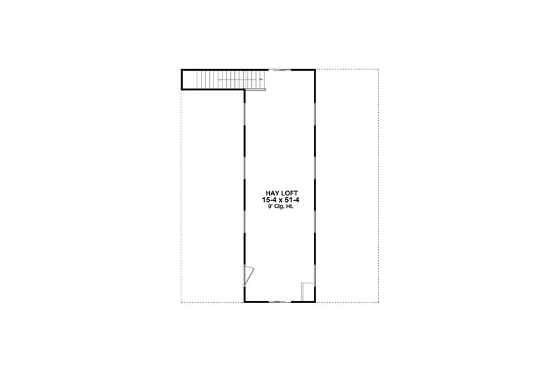 Dream House Plan - Floor Plan - Upper Floor for Barndominium House Plan #21-389 - 1 bed, 1 bath