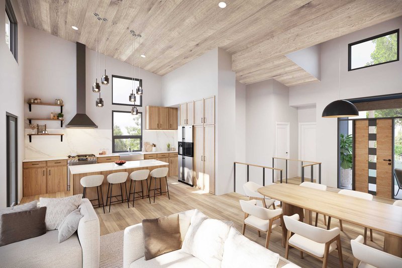 Dream House Plan - Interior - Kitchen for Modern House Plan #924-32 - 3 bed, 3 bath