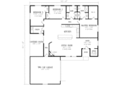 Ranch Style House Plan - 3 Beds 2 Baths 1917 Sq/Ft Plan #1-419 