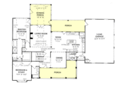 Farmhouse Style House Plan - 4 Beds 3 Baths 2438 Sq/Ft Plan #20-285 