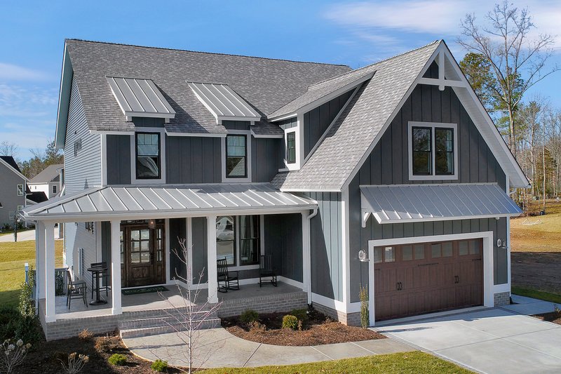 Dream House Plan - Country Exterior - Front Elevation Plan #1080-3