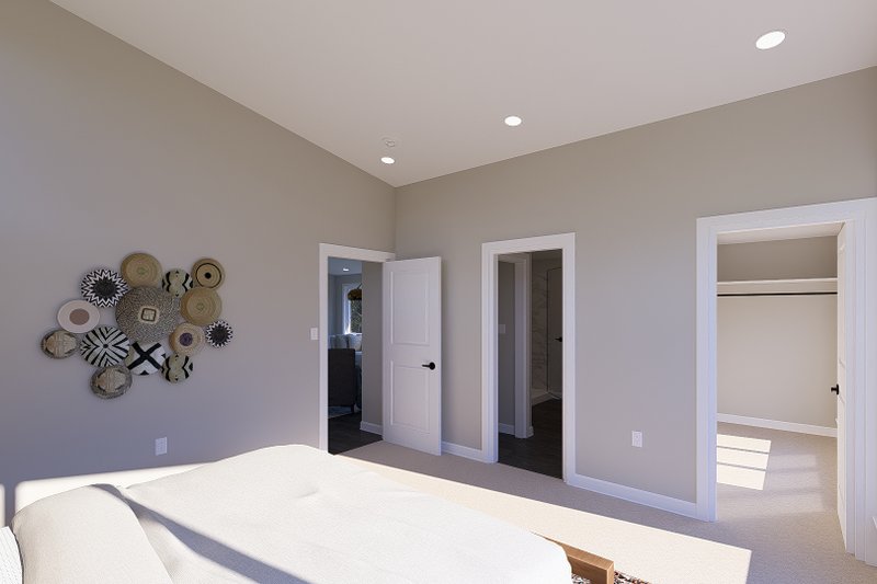House Plan Design - Interior - Master Bedroom 1 for Modern House Plan #1060-381 - 1 bed, 1 bath