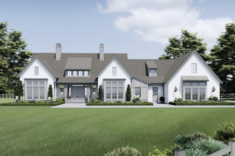 Home Plan - Contemporary Exterior - Front Elevation Plan #1114-109