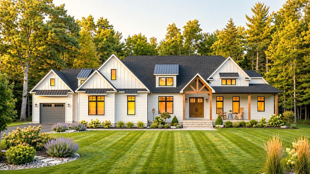 Exterior - Front Elevation 2 for Country House Plan #1089-72 - 3 bed, 3.5 bath