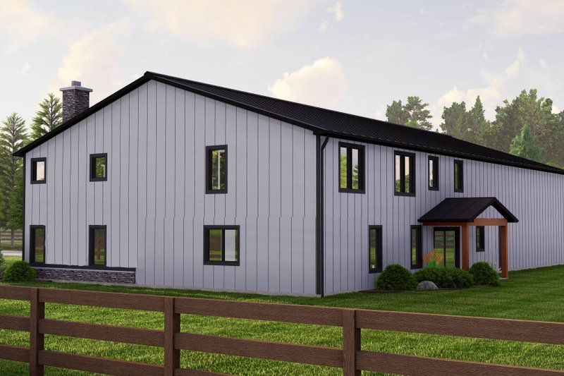 Architectural House Design - Exterior - Other Elevation 2 for Country House Plan #1064-237 - 4 bed, 3 bath