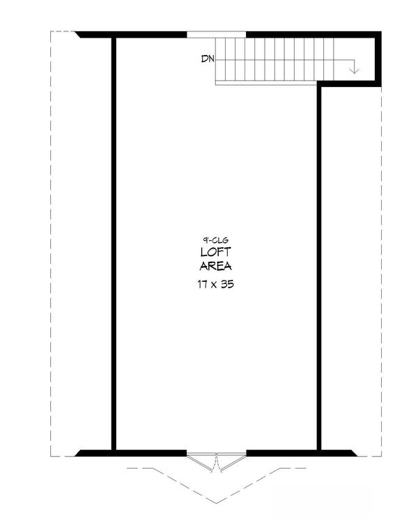 Farmhouse Floor Plan - Upper Floor Plan #932-159