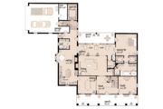 Southern Style House Plan - 3 Beds 4 Baths 3495 Sq/Ft Plan #36-236 