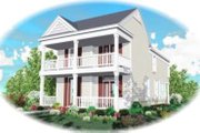 Southern Style House Plan - 3 Beds 2.5 Baths 1720 Sq/Ft Plan #81-670 