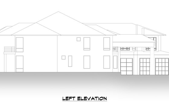 Exterior - Other Elevation 2 for Traditional House Plan #1066-127 - 4 bed, 6.5 bath