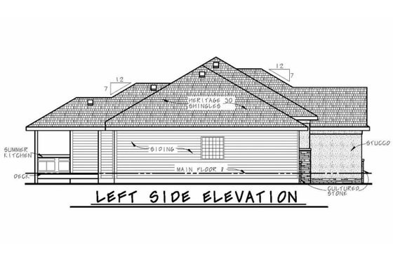 Left Side Elevation