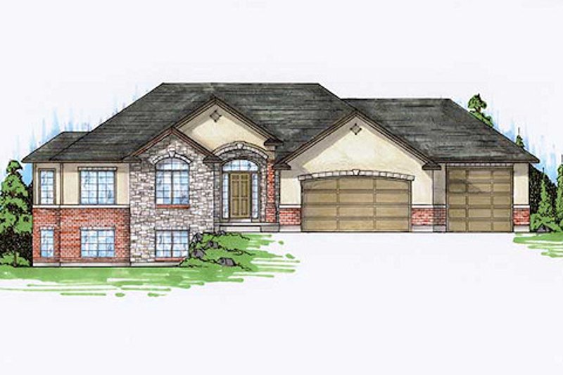 House Plan Design - Traditional Exterior - Front Elevation Plan #5-247