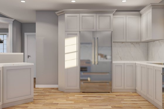 Interior - Kitchen 1 for Traditional House Plan #17-1148 - 4 bed, 2 bath