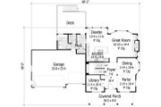 Traditional Style House Plan - 4 Beds 2.5 Baths 2742 Sq/Ft Plan #51-427 