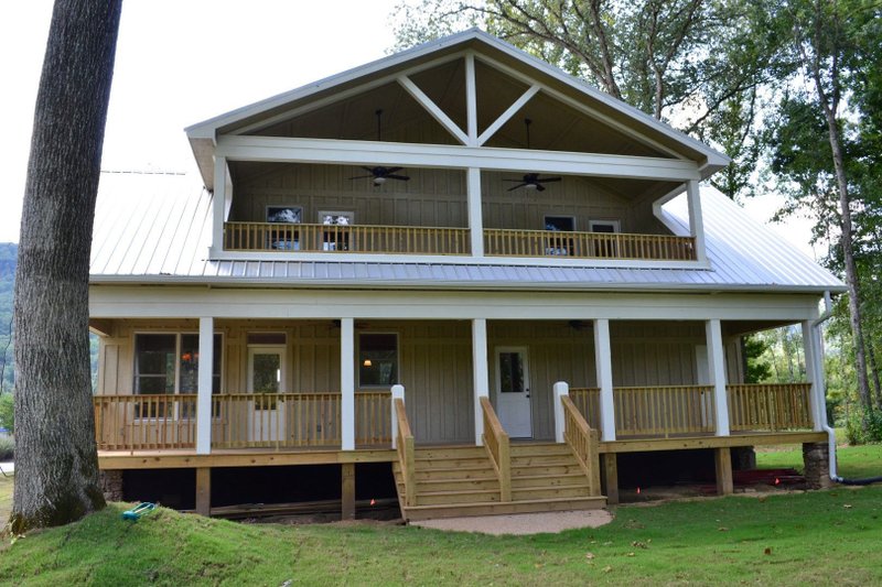 Home Plan - Exterior - Rear Elevation 1 for Country House Plan #932-3 - 3 bed, 3.5 bath