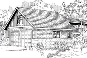Traditional Exterior - Front Elevation Plan #124-639