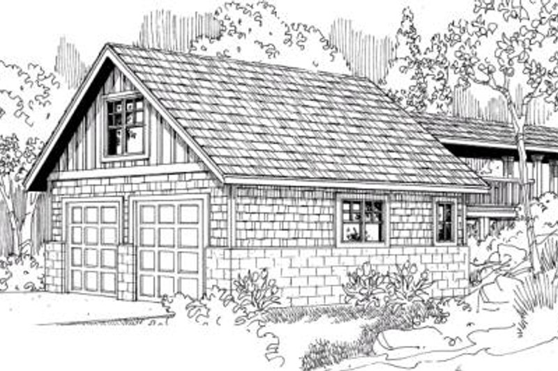 Traditional Style House Plan - 0 Beds 0 Baths 1055 Sq/Ft Plan #124-639