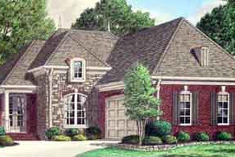 Dream House Plan - Southern Exterior - Front Elevation Plan #34-179