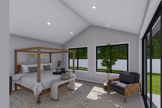 Interior - Master Bedroom for Farmhouse House Plan #1060-169 - 3 bed, 2.5 bath