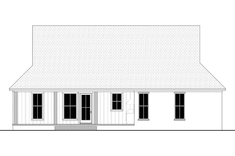 Home Plan - Exterior - Front Elevation 6 for Farmhouse House Plan #430-362 - 3 bed, 2 bath