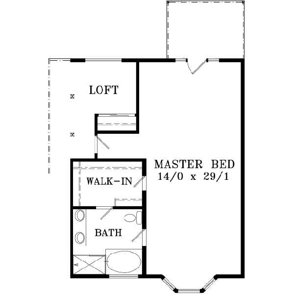 Architectural House Design - Floor Plan - Upper Floor Plan #1-1413