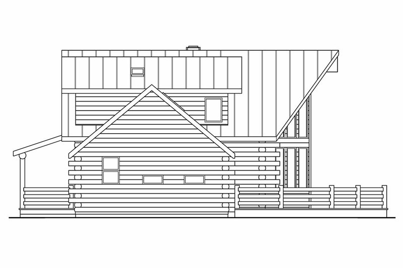 Home Plan - Exterior - Other Elevation 1 for Cabin House Plan #124-264 - 3 bed, 2.5 bath