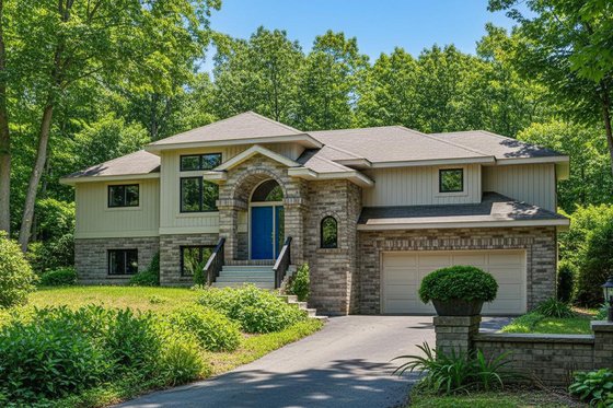 Exterior - Front Elevation for Traditional House Plan #100-217 - 3 bed, 2.5 bath