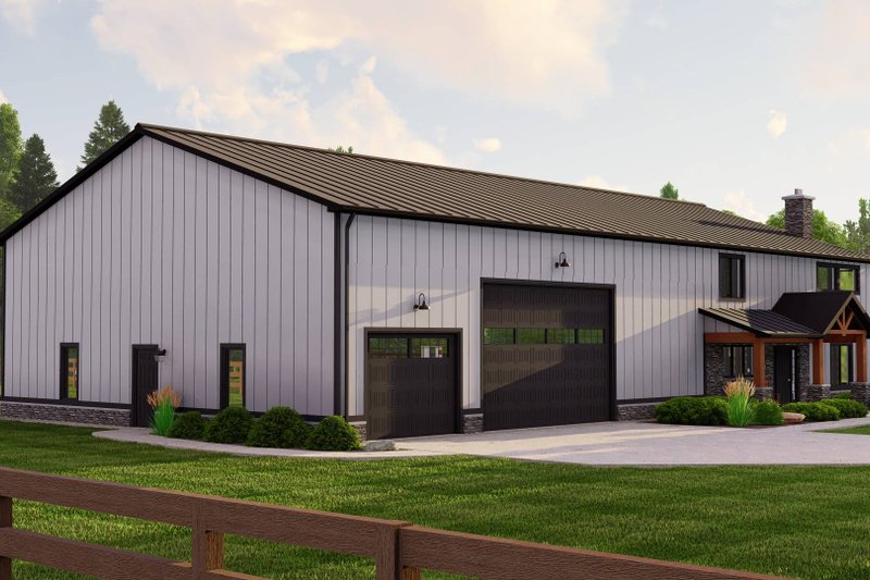 Architectural House Design - Exterior - Other Elevation for Country House Plan #1064-237 - 4 bed, 3 bath