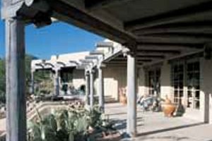 Exterior - Other Elevation for Adobe / Southwestern House Plan #72-486 - 4 bed, 3 bath