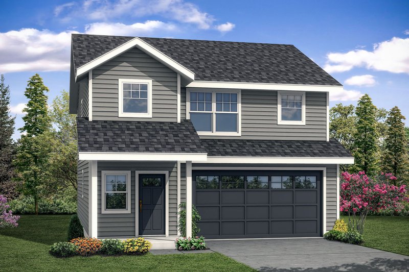 House Plan Design - Traditional Exterior - Front Elevation Plan #124-1097