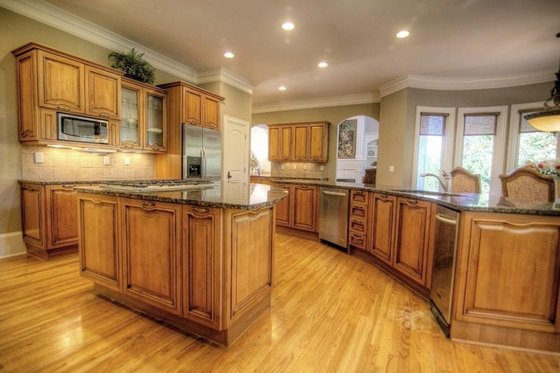 Interior - Kitchen 1 for European House Plan #119-182 - 4 bed, 4.5 bath