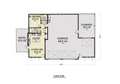 Barndominium Style House Plan - 1 Beds 1 Baths 784 Sq/Ft Plan #1070-121 
