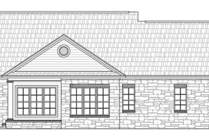 Dream House Plan - Exterior - Rear Elevation for Country House Plan #21-226 - 3 bed, 2.5 bath