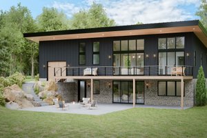 House Design - Exterior - Front Elevation for Country House Plan #1089-55 - 3 bed, 2.5 bath