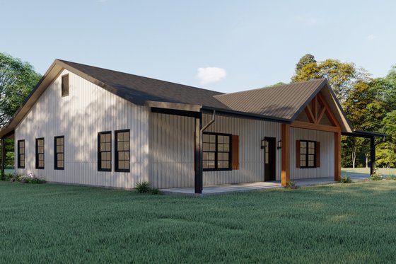 Exterior - Other Elevation 6 for Farmhouse House Plan #1092-13 - 3 bed, 2 bath