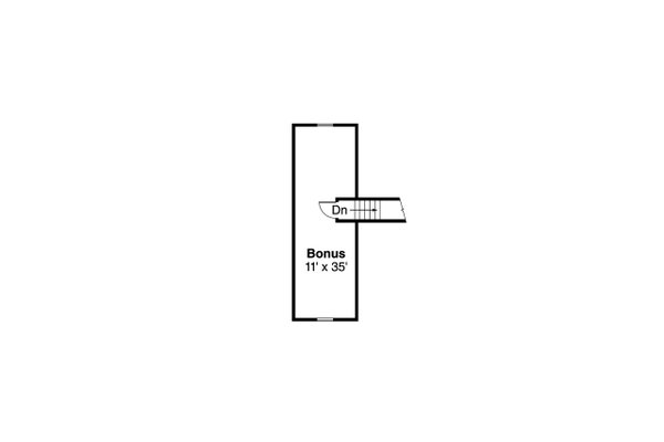 Ranch Floor Plan - Upper Floor Plan #124-1314