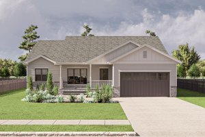 Traditional Exterior - Front Elevation Plan #455-390