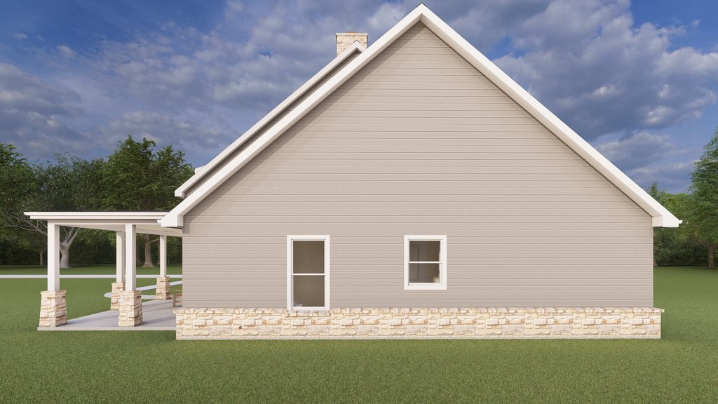 Exterior - Other Elevation 1 for Craftsman House Plan #1127-9 - 3 bed, 2 bath