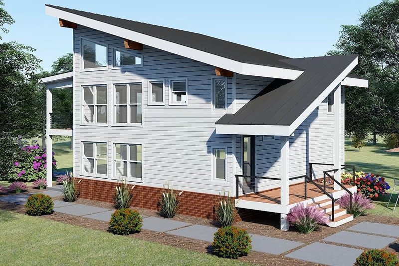 Home Plan - Exterior - Other Elevation 4 for Contemporary House Plan #932-1136 - 2 bed, 2 bath