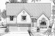 Traditional Style House Plan - 4 Beds 3 Baths 2635 Sq/Ft Plan #6-173 