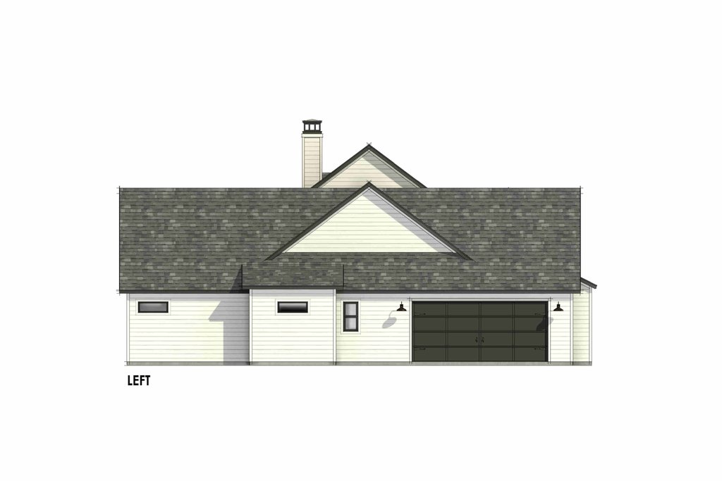 Exterior - Other Elevation for Farmhouse House Plan #1096-206 - 4 bed, 3.5 bath