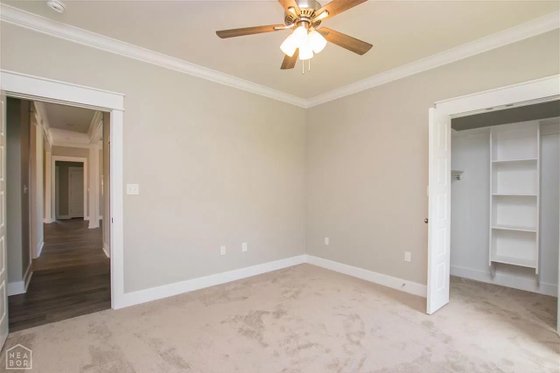 Interior - Bedroom for European House Plan #17-2482 - 4 bed, 3 bath
