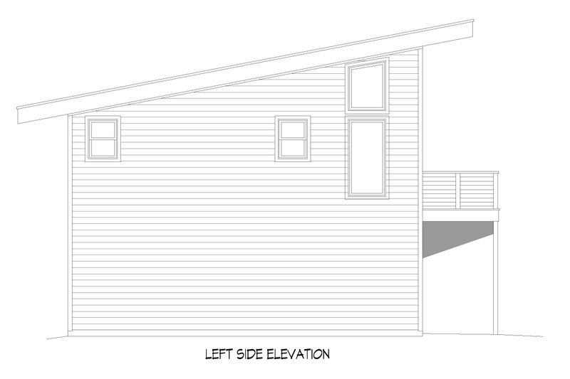 Home Plan - Exterior - Other Elevation for Modern House Plan #932-965 - 1 bed, 1 bath