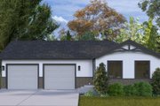 Ranch Style House Plan - 1 Beds 1 Baths 682 Sq/Ft Plan #1060-330 