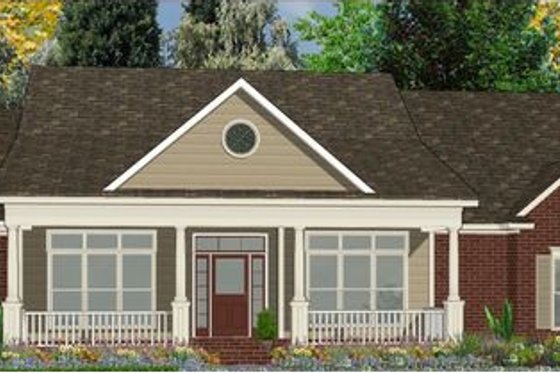 Exterior - Front Elevation for Traditional House Plan #63-179 - 4 bed, 2.5 bath